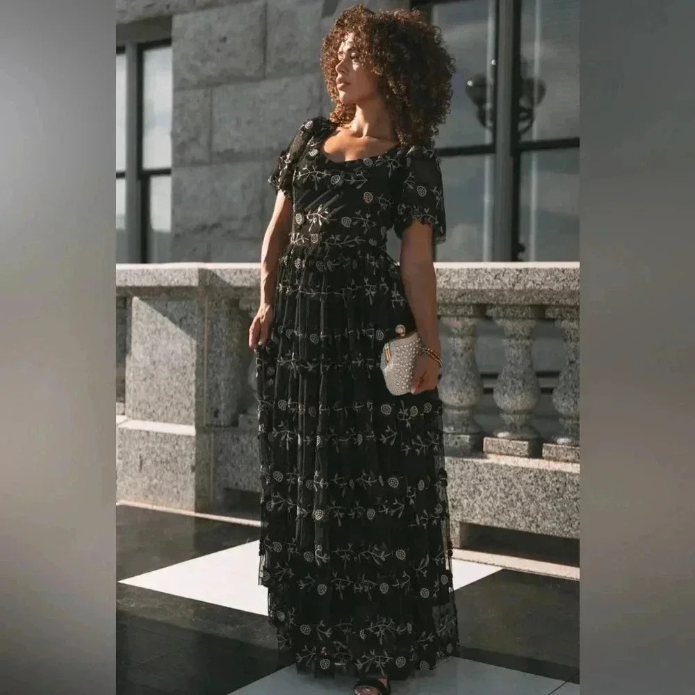 Ivy city ATHENA DRESS IN BLACK